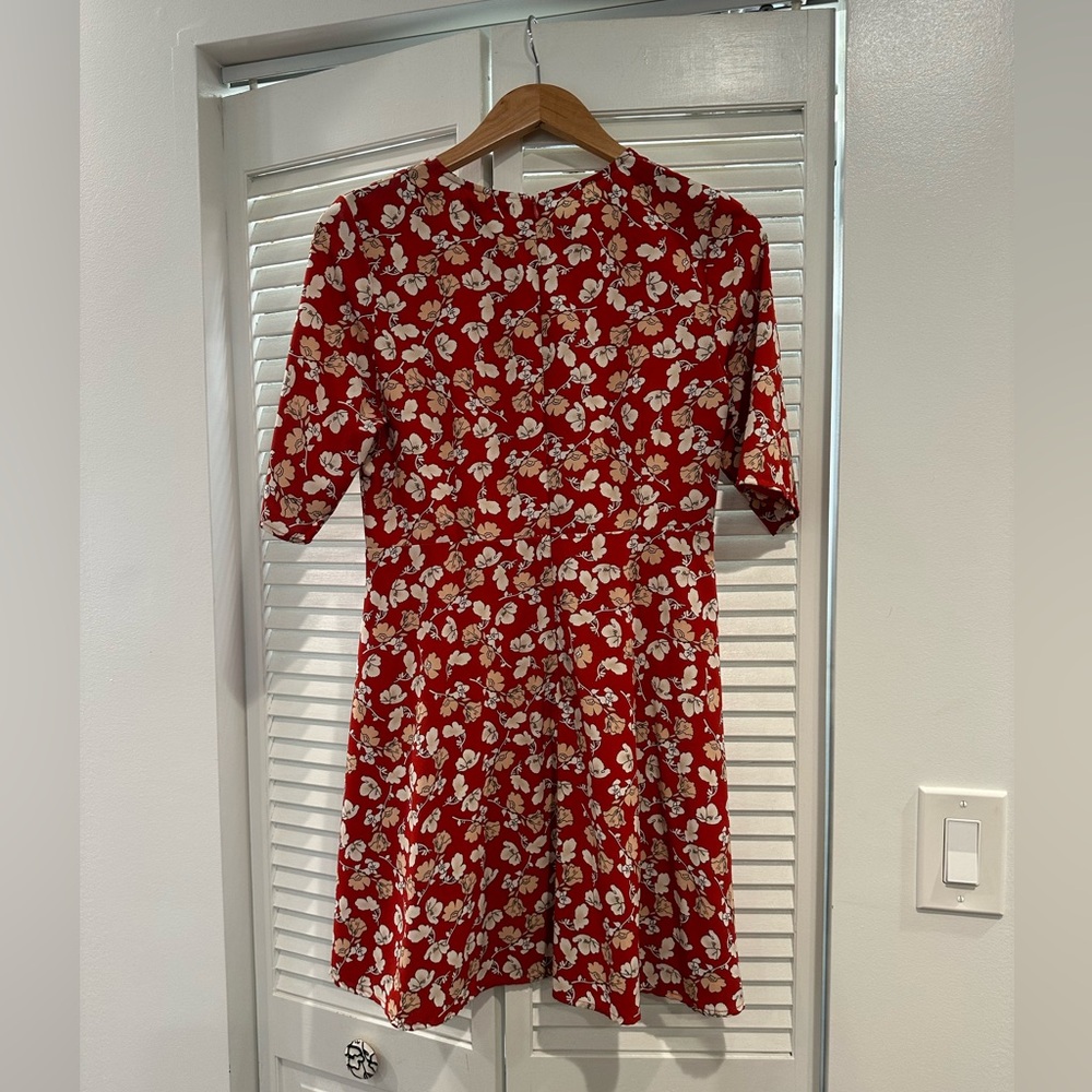 Printed floral dress